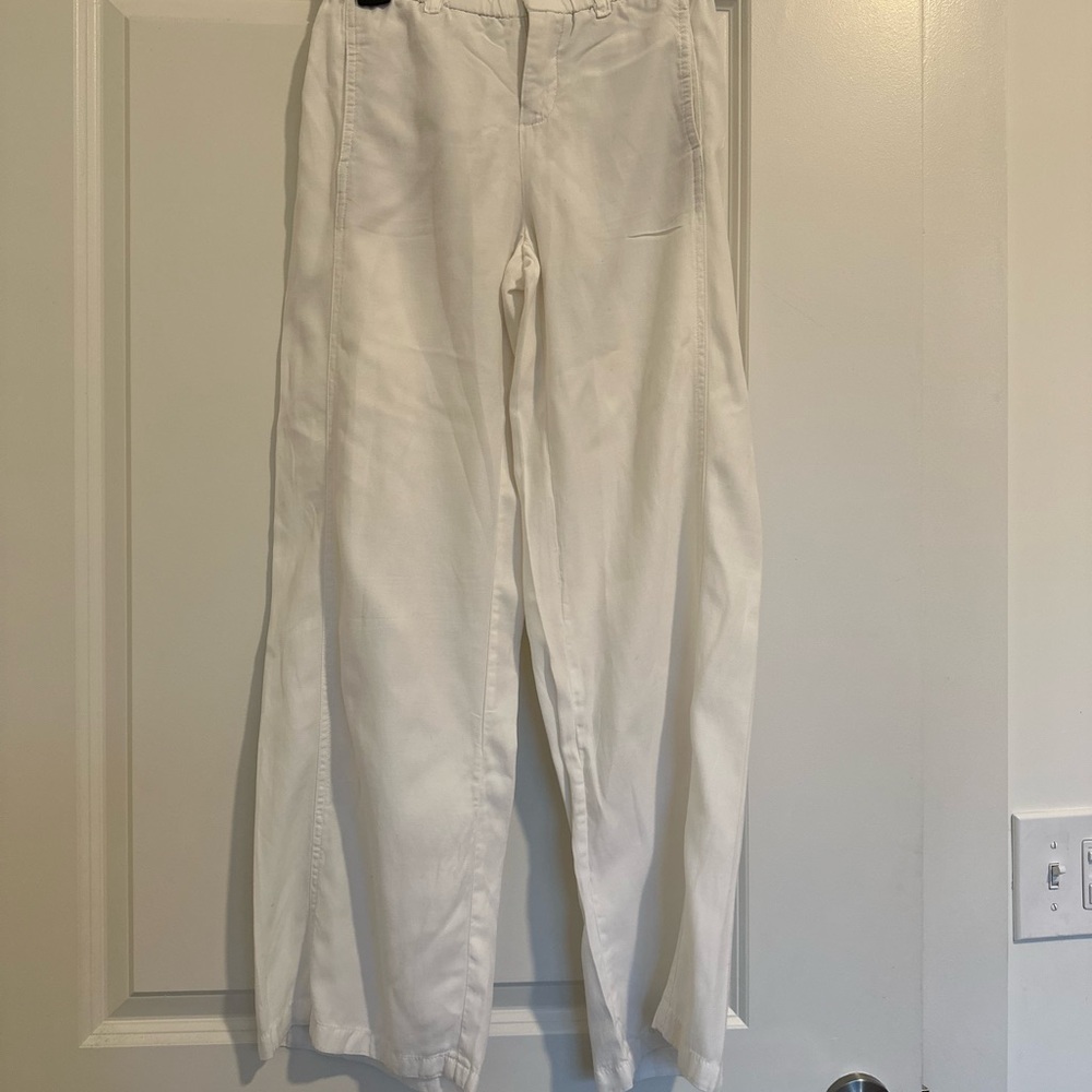 Vince white summer pants
